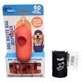Red Duke's dispenser with 60 scented bags and a black Bark+ leash clip dispenser combo 2 pack