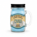 Our Own Candle Company Fresh Linen scented candle in a 13 oz glass mason jar with lid