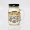 Our Own Candle Company Himalayan Sea Salt scented candle in a 13 oz glass mason jar with lid